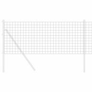 Европейска ограда Сив 0.8 x 10 m Желязо с PVC покритие