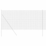 Европейска ограда Сив 1.4 x 10 m Желязо с PVC покритие