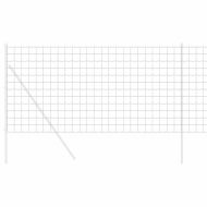 Европейска ограда Сив 1.4 x 10 m Желязо с PVC покритие