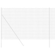 Европейска ограда Черно 1.6 x 10 m Желязо с PVC покритие