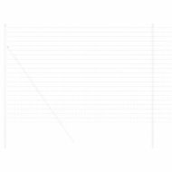 Европейска ограда Сребрист 1.6 x 10 m Горещо поцинкована желязо