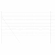 Европейска ограда Сребрист 1 x 25 m Горещо поцинкована желязо