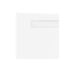 LED глава Бяло 90 cm Изкуствена