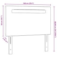 LED глава Черно 100 cm Изкуствена