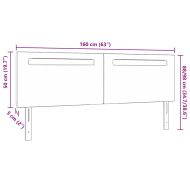 LED глава Черно 160 cm Изкуствена