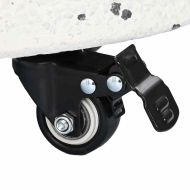 Основа за чадър Бял и черен 45 x 45 x 40 cm Бетон и метал