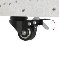 Основа за чадър Бял и черен 45 x 45 x 40 cm Бетон и метал