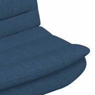 Въртящ се стол Синьо 63 x 75 x 76 см текстил