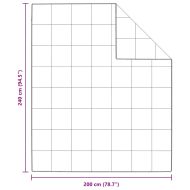 Летен юрган Бяло 240 x 200 cm Перо