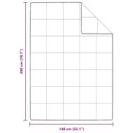 Зимен юрган Бяло 140 x 200 cm Перо