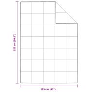 Зимен юрган Бяло 155 x 220 cm Перо