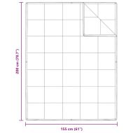 Юргани и дюшеци Бяло 155 x 200 см Пух