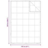 2-в-1 Дюшека Бяло 155 x 220 cm Перо