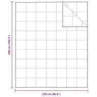 2-в-1 Дюшека Бяло 260 х 220 см Перо