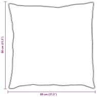 Възглавница с възглавница 2 pcs Бяло 80 x 80 cm Перо