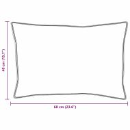 Възглавница с възглавница 2 pcs Бяло 40 x 60 cm Памук