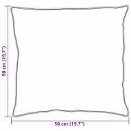 Възглавница с възглавница 2 pcs Бяло 50 x 50 cm Памук