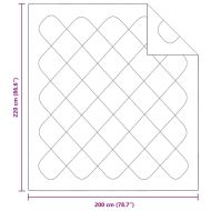 Одеяла и юргани Бял 200 x 220 см Микрофибър