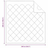 Одеяла и юргани Бял 240 х 260 см Микрофибър