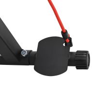 Тежестна пейка Черно 132 x 54 x 100 см Стомана