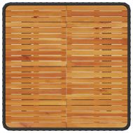 Комплект за хранене в градината Черно полиратан