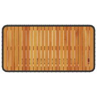 Комплект за хранене в градината Черно полиратан