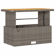 Комплект за хранене в градината Сив Полиратан