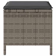 Комплект за хранене в градината Сив Полиратан