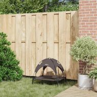 Кучешко легло Кафяво s Стомана