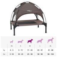 Кучешко легло Кафяво m Стомана