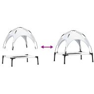 Кучешко легло Сребристо сиво s Стомана