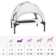 Кучешко легло Сребристо сиво s Стомана