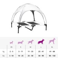 Кучешко легло Сребристо сиво l Стомана