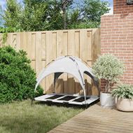 Кучешко легло Сребристо сиво xl Стомана