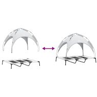 Кучешко легло Сребристо сиво xl Стомана