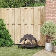 Кучешко легло Кафяво s Стомана