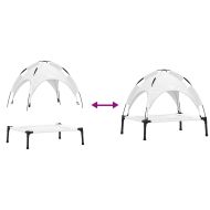 Кучешко легло Сребристо сиво m Стомана