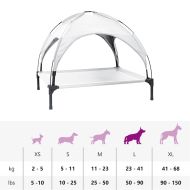 Кучешко легло Сребристо сиво l Стомана