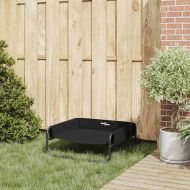 Кучешко легло Черно МЛ Оксфордска тъкан и стомана