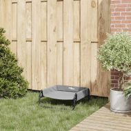 Кучешко легло Светлосиво s Оксфордска тъкан и стомана