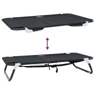 Кучешко легло Черно МЛ Оксфордска тъкан и стомана