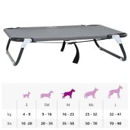 Кучешко легло Светлосиво m Оксфордска тъкан и стомана