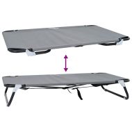 Кучешко легло Светлосиво 90 x 55 x 18 см