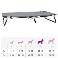 Кучешко легло Светлосиво 90 x 55 x 18 см