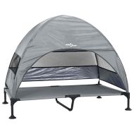 Вдигната кучешка легло Светлосиво 127 x 81 x 108 см