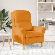 фотьойл Тъмножълто 76 x 94 x 102 см текстил