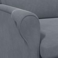 фотьойл Тъмносив 76 x 94 x 102 см Кадифе