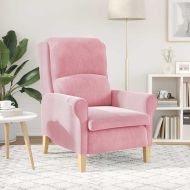 фотьойл Розово 76 x 94 x 102 см Кадифе