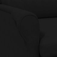 фотьойл Черно 76 x 94 x 102 см Микрофибър