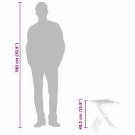 Масичка за кафе Кафяво 33 x 33 x 40.5 см